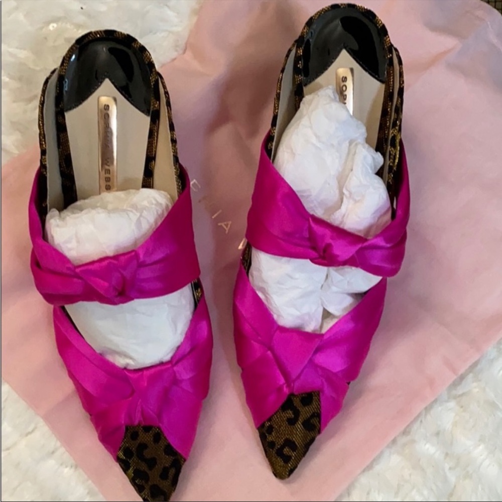 Sophia Webster mule pumps. Size 38.5 Eur 8 USA like new